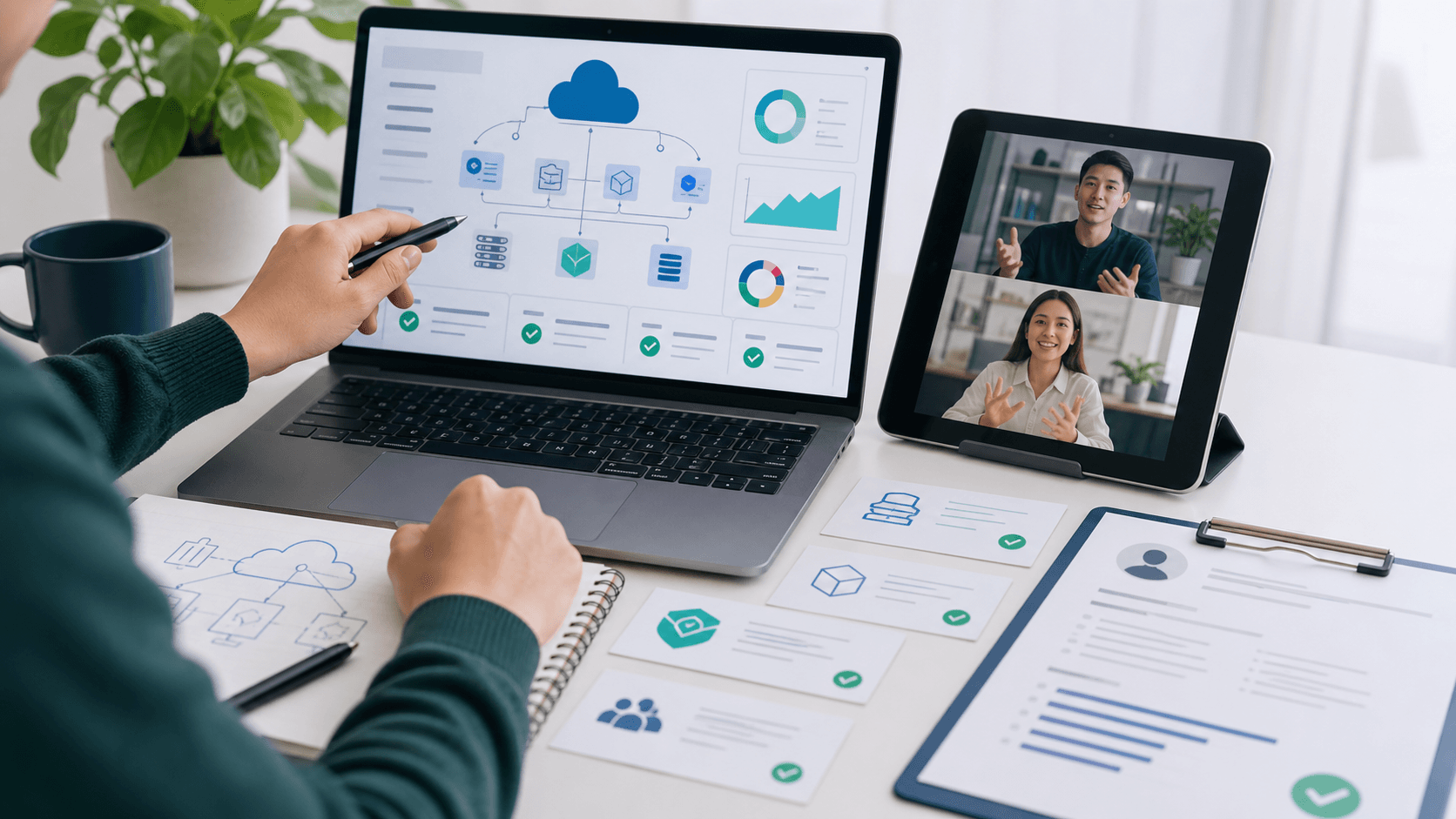 Daskerel evidence workflow with lab proof, interview preparation, and verified readiness records